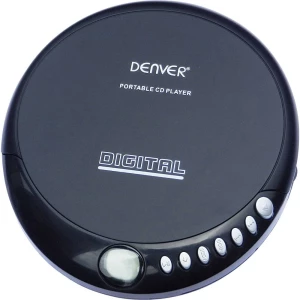 Prijenosni CD player Denver DM-24 CD, CD-ROM, CD-RW Crna slika