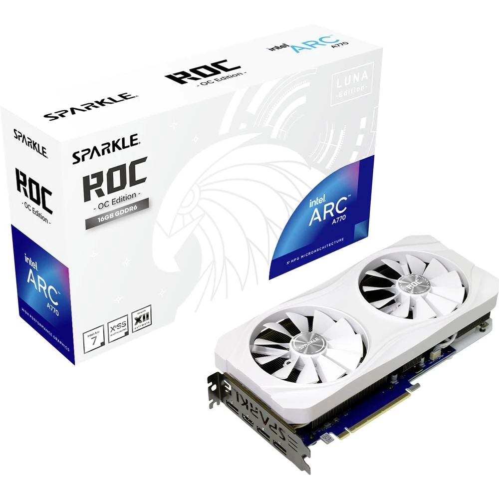 Sparkle grafička kartica Intel Arc™ A770 ROC Luna 16 GB GDDR6-RAM PCIe x16 HDMI™, DisplayPort slika