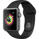Apple Apple watch serija 3 obnovljeno (stupanj A) 8 GB  ()  watchOS 5  svemirsko-siva, crna