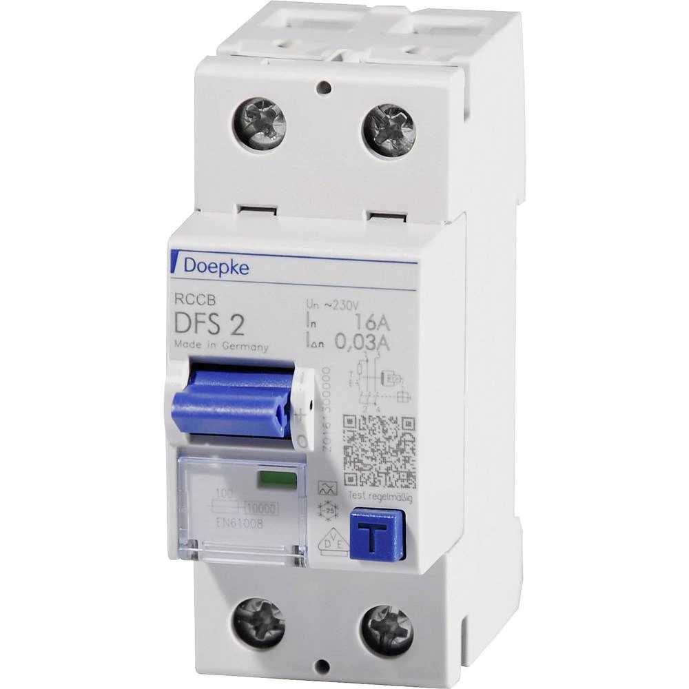 Doepke 09124601 Kvar struje-sigurnosni prekidač 2-polni 25 A 0.03 A 230 V slika