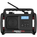 PerfectPro ROCKBOX radio za gradilište DAB+ (1012), ukw aux, Bluetooth, ukw otporan na udarce crna slika