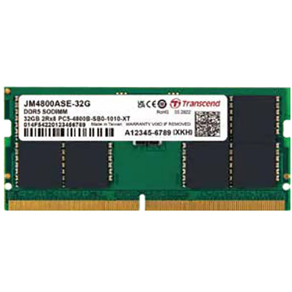 Transcend JetMemory JM4800ASE-32G memorijski modul prijenosnog računala DDR5 32 GB 1 x 32 GB   262pin SO-DIMM CL40 JM4800ASE-32G slika