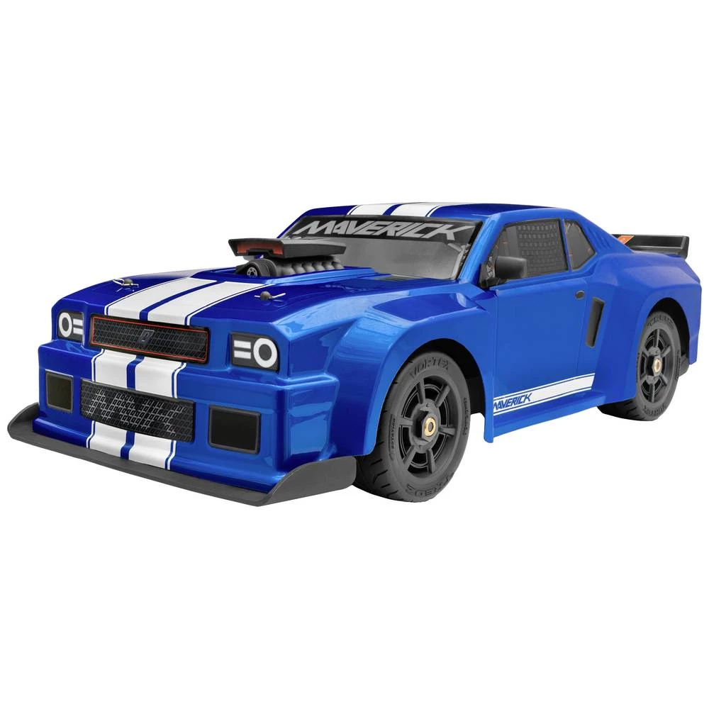 Maverick  QuantumR Flux 4S 1/8 Muscle Car plava boja bez četkica 1:8 RC model automobila električni  sportski automobil pogon na sva četiri kotača (4wd) RtR 2,4 GHz slika