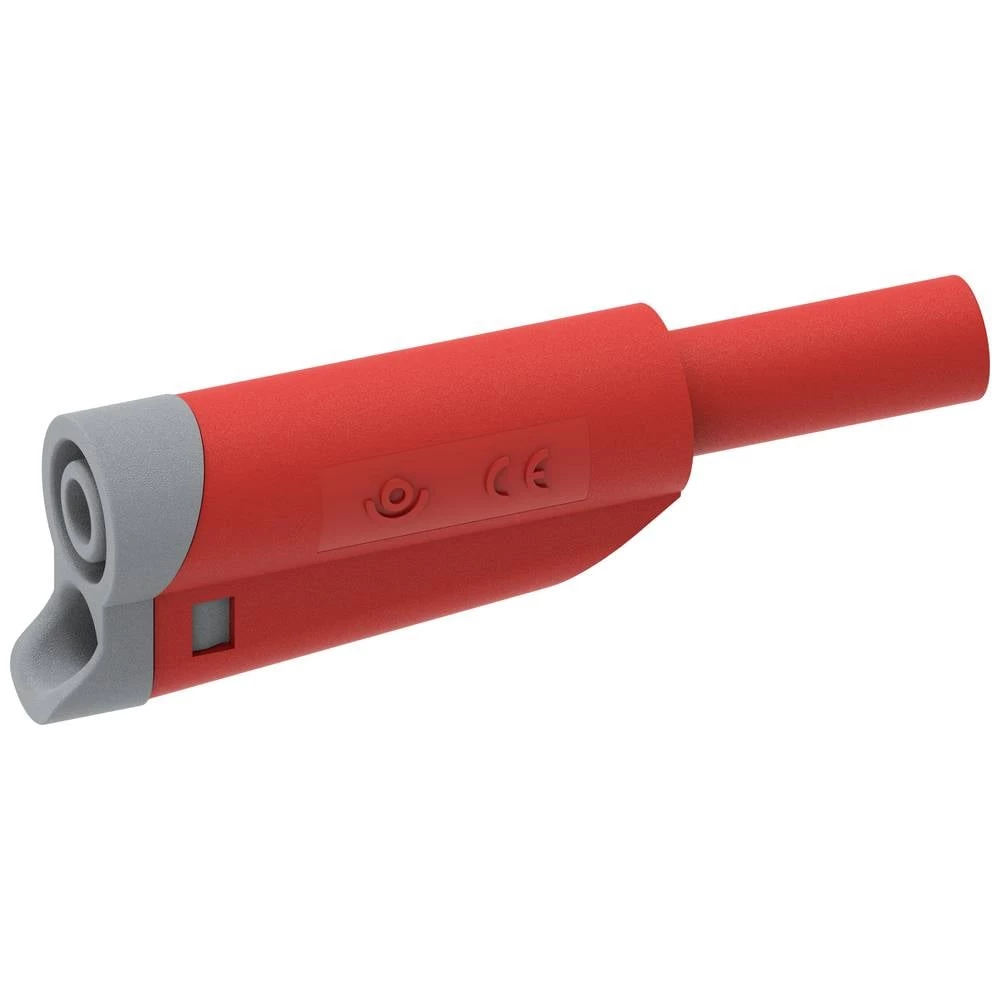 Electro PJP 1076-CD1-R laboratorijski muški konektor ravni muški konektor Zatik-Ø: 4 mm crvena 1 St. slika