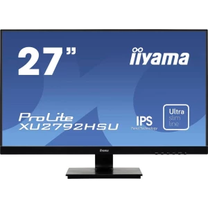 Iiyama Prolite XU2792HSU-B1 LED zaslon 68.6 cm (27 palac) Energetska učinkovitost 2021 E (A - G) 1920 x 1080 piksel Full HD 4 ms HDMI™, VGA, DisplayPort, USB 3.2 gen. 1 (USB 3.0), slušalice (3.5 mm... slika