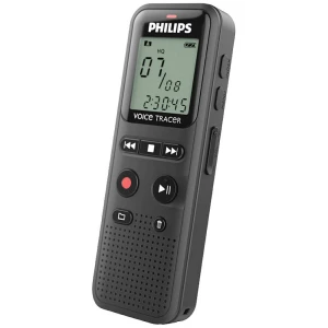 Philips DVT-1160 digitalni diktafon Vrijeme snimanja (maks.) 150 h crna slika