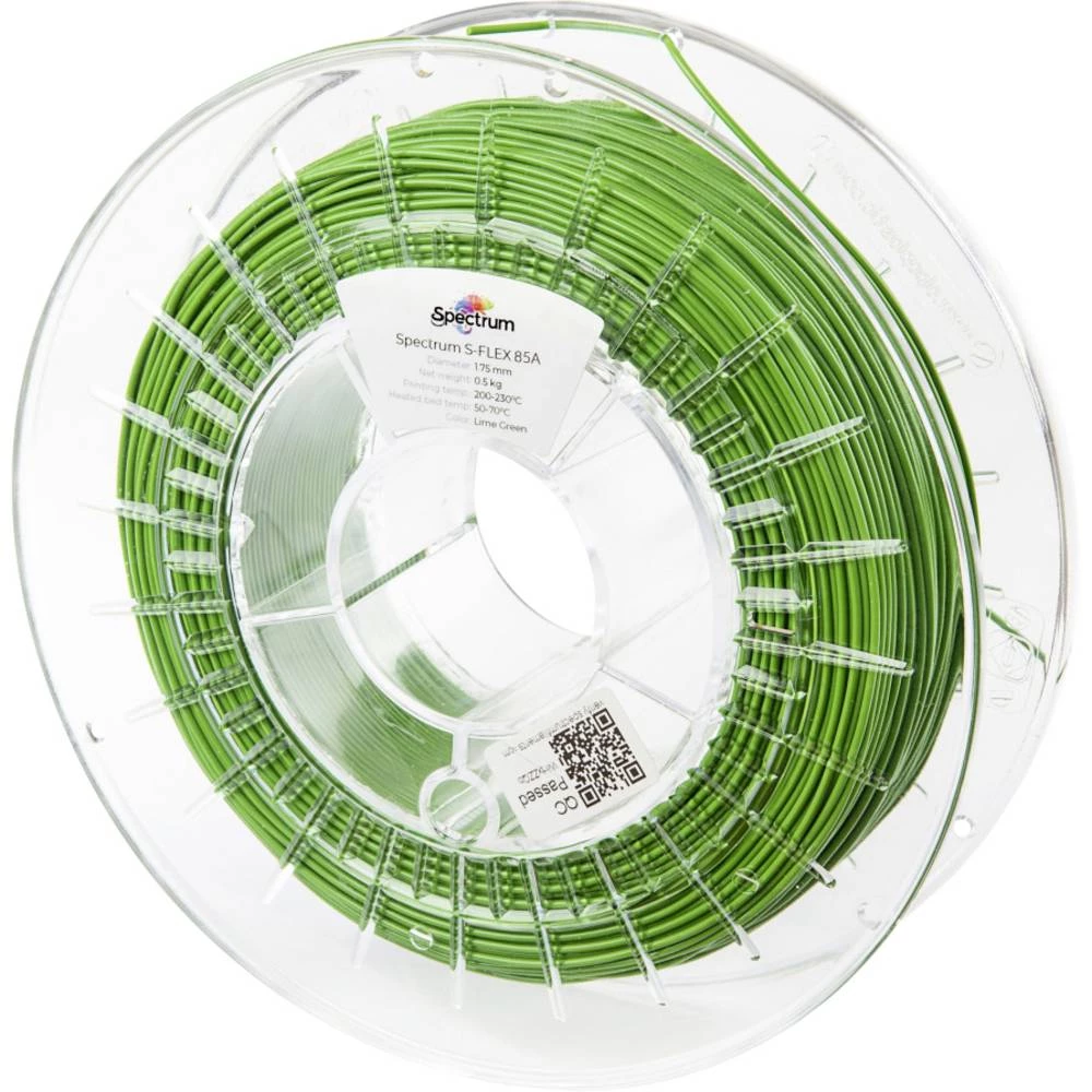 Spectrum Filaments 80575 S-Flex 85A 3D pisač filament fleksibilni filament fleksibilan, kemijski otporan, otporan na uda slika