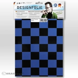Dizajnerska folija Oracover Easyplot Fun 3 87-057-071-B (D x Š) 300 mm x 208 cm Sedefasto-plava-crna slika