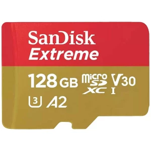 SanDisk Extreme microsdxc kartica 128 GB Class 10 UHS-I otporan na udarce, vodootporan slika