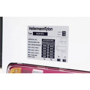 Naljepnica za laserski tisak HellermannTyton 596-43951 TAG50.8-25.4TD1-951 SET-951-ML slika