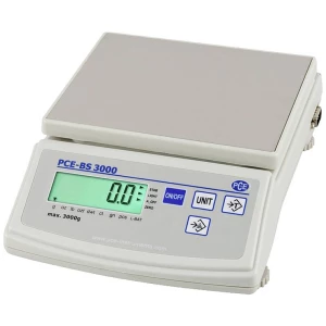 PCE Instruments PCE-BS 3000 analitička vaga Opseg mjerenja (kg) 3000 g Mogućnost očitanja 0.1 g slika