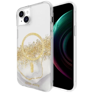 CASEMATE Karat Marble MagSafe stražnji poklopac za mobilni telefon Apple iPhone 15 Plus prozirna, zlatna, svjetlucavi efekt slika