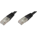 LAN (RJ45) Mreža Priključni kabel CAT 6 S/FTP 10 m Crna Dvostruko zaštićen econ connect slika