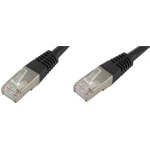 LAN (RJ45) Mreža Priključni kabel CAT 6 S/FTP 10 m Crna Dvostruko zaštićen econ connect