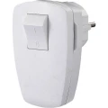 Kutni utikač sa zaštitnim kontaktom Plastika s prekidačem 230 V Bijela IP20 GAO EMP100SW slika