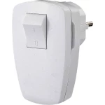 Kutni utikač sa zaštitnim kontaktom Plastika s prekidačem 230 V Bijela IP20 GAO EMP100SW