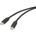 Renkforce    USB kabel    USB 2.0    USB-C™ utikač    2.00 m    crna    s antimikrobnom površinom slika