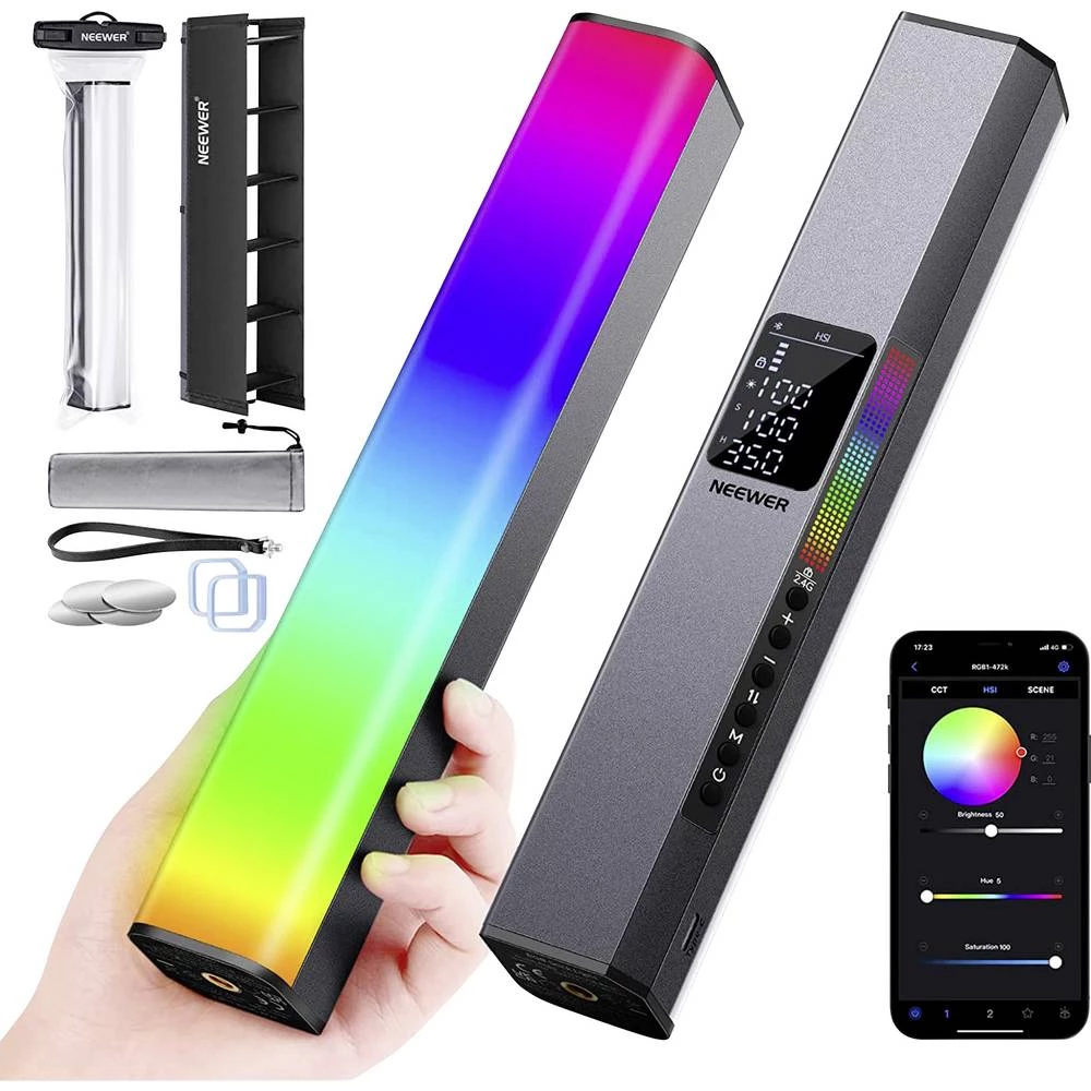 Neewer RGB1 10 Watt RGB LED Stablicht led svjetiljka za video Broj LED dioda=150 slika