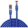 LINDY 47725 RJ45 mrežni kabel, Patch kabel cat 6 S/FTP 20.00 m plava boja sa zaštitom za nosić 1 St. slika