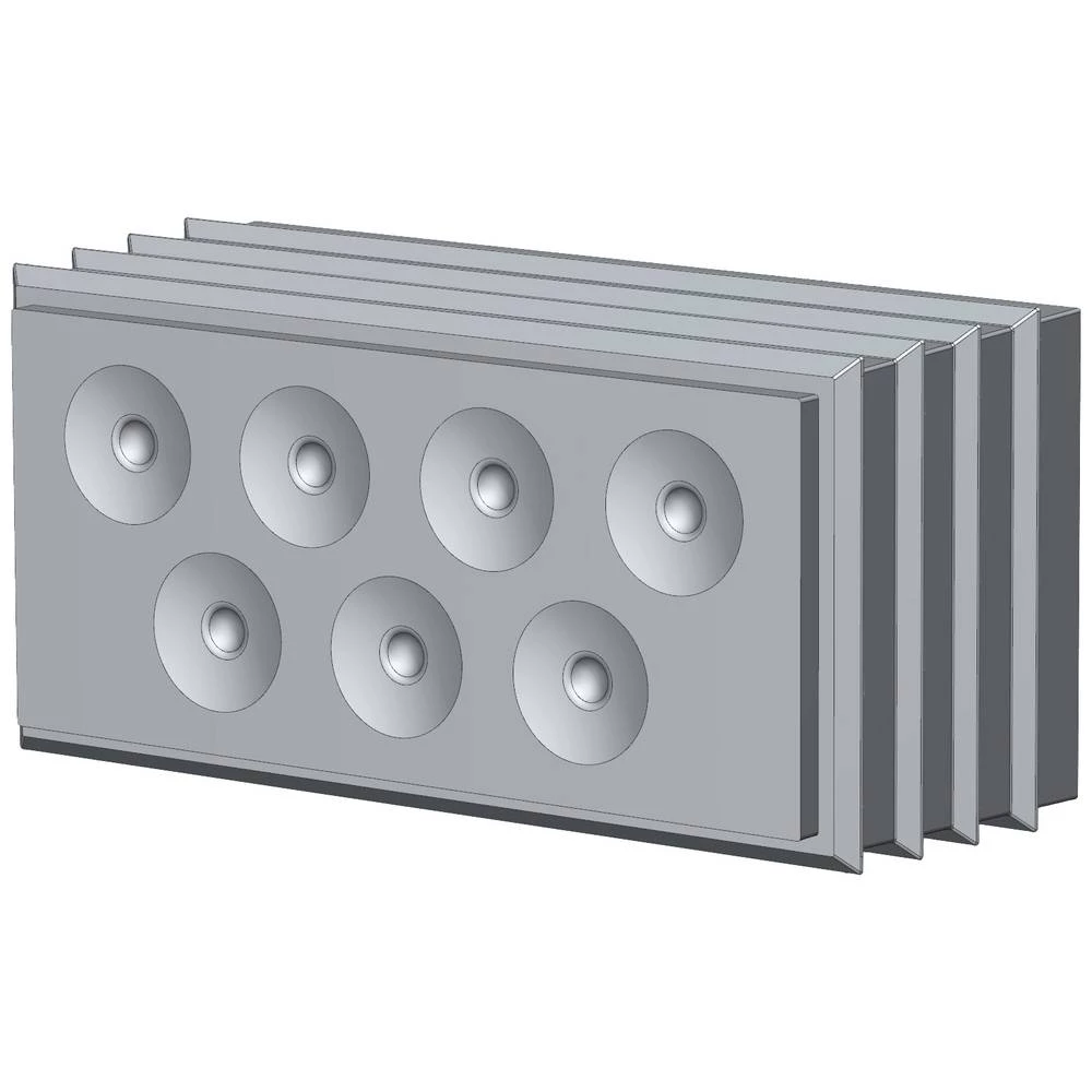 CONTA-CLIP KDS-DES 7X6,5 GR element za brtvljenje     termoplastični elastomer siva 5 St. slika