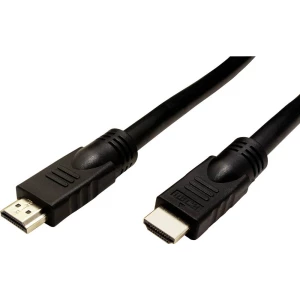 Roline    HDMI    priključni kabel    10.00 m    14.01.3451    sa zaštitom    crna    [1x muški konektor HDMI - 1x muški konektor HDMI] slika