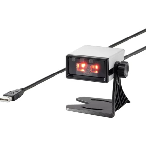 Renkforce FS5022J 2D Bar kod skener Ožičeno 2D Skener Srebrna, Crna Stolna skener (stacionarni) USB slika