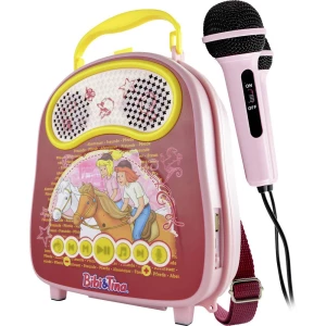 X4 Tech Bobby Joey Casey Music Bibi & Tina uređaj za karaoke Bluetooth, USB uklj. mikrofon ružičasta slika