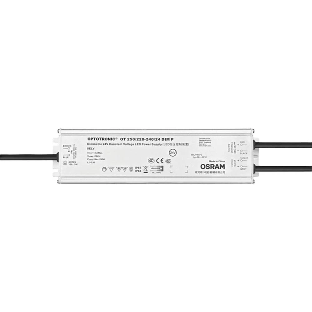 OSRAM CV Power supplies led pogonski sklop  konstantni napon 250 W  24.2 V zatamnjivanje, zaštita od preopterećenja, vanjski slika