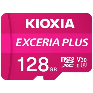 Kioxia EXCERIA PLUS microsdxc kartica 128 GB A1 Application Performance Class, UHS-I, v30 Video Speed Class standard izv slika