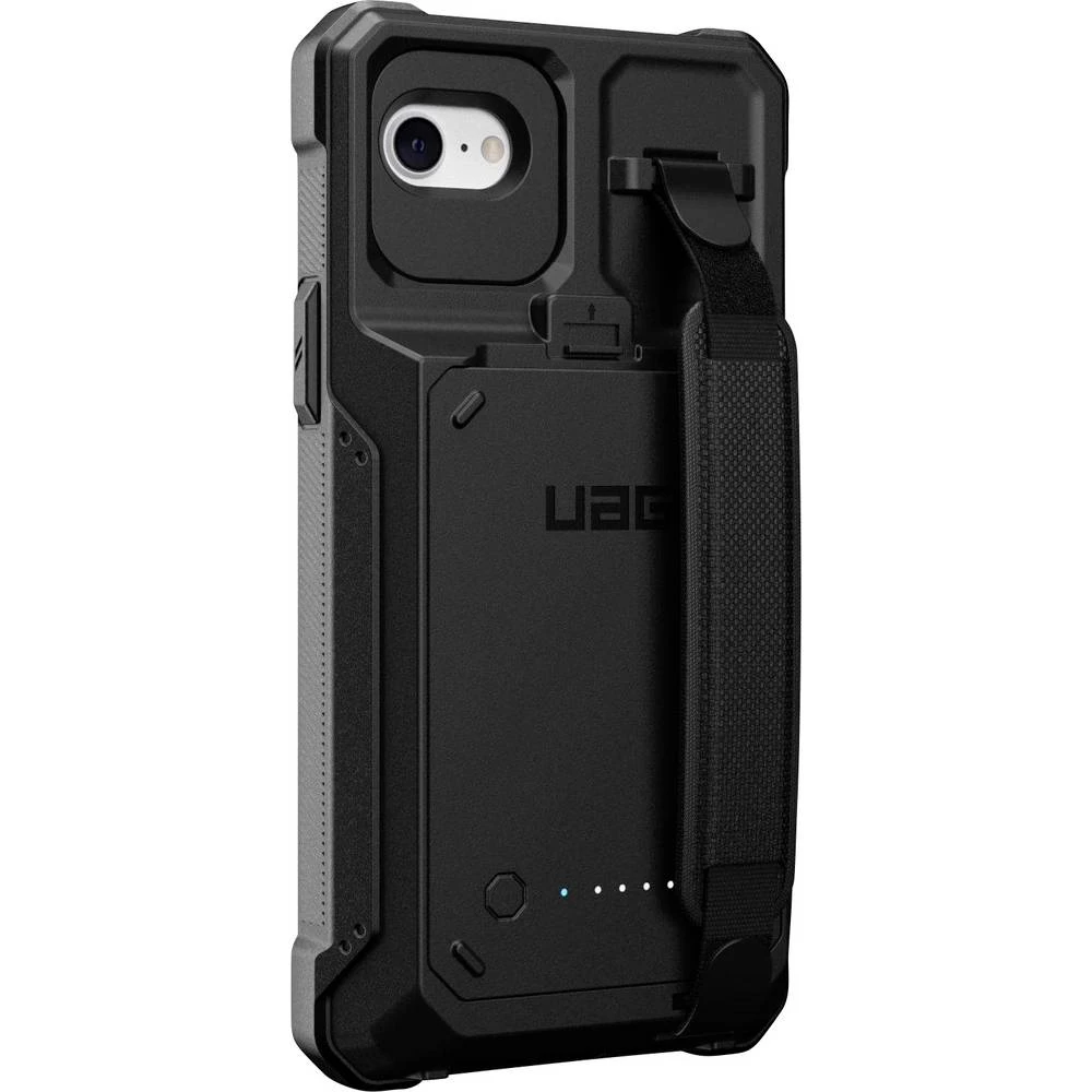 Urban Armor Gear WF0000044040 poklopac za punjenje mobilnog telefona Apple iPhone SE (2022 & 2020) crna integrirani akum slika