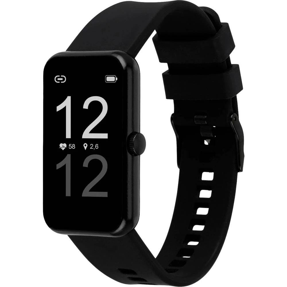 XCOAST Cadiz uređaj za praćenje aktivnosti  46 mm  crna slika