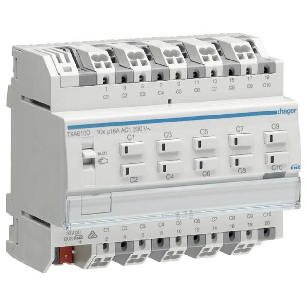Hager TXA610D pokretač žaluzina slika