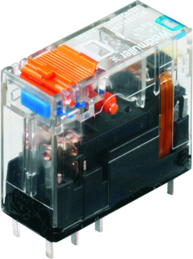 Utični relej RCI484024 Weidmüller 24 V/DC 8 A 2 izmjenjivača 10 komada slika