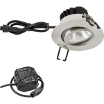 EVN  PC650N91302 LED ugradna svjetiljka   8.4 W toplo bijela plemeniti čelik