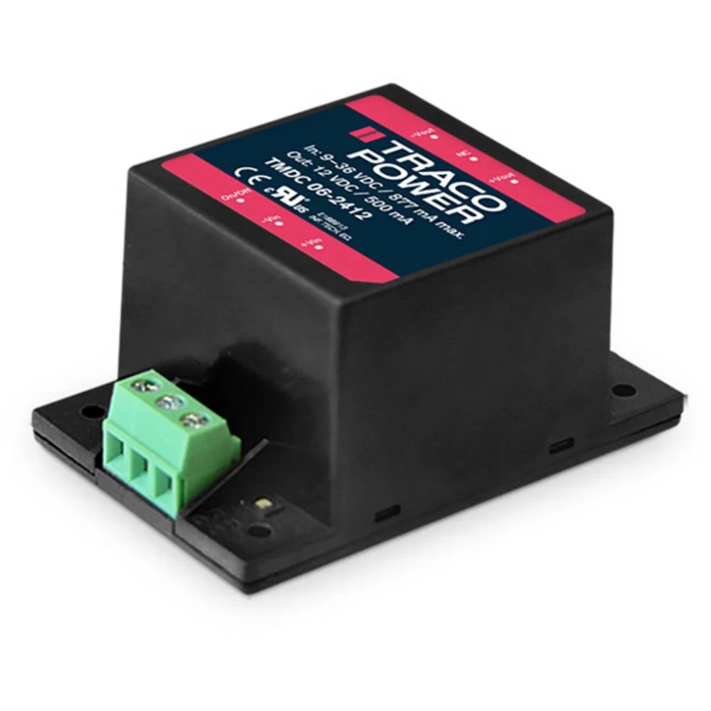 TracoPower TMDC 06-2422 DC/DC pretvarač 250 mA 6 W Broj izlaza: 2 x Content 1 kom. slika