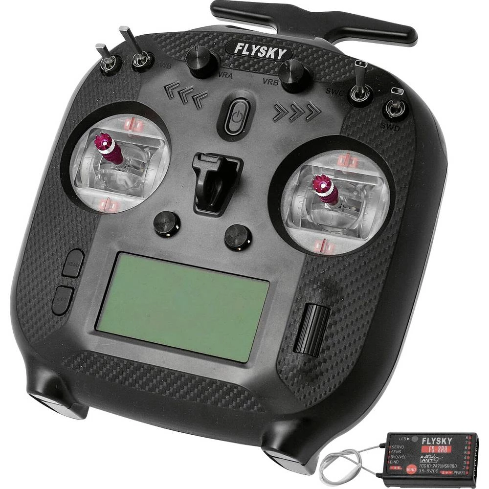 FlySky FS-ST8 ručni daljinski upravljač 2,4 GHz Broj kanala: 10 uklj. prijemnik slika
