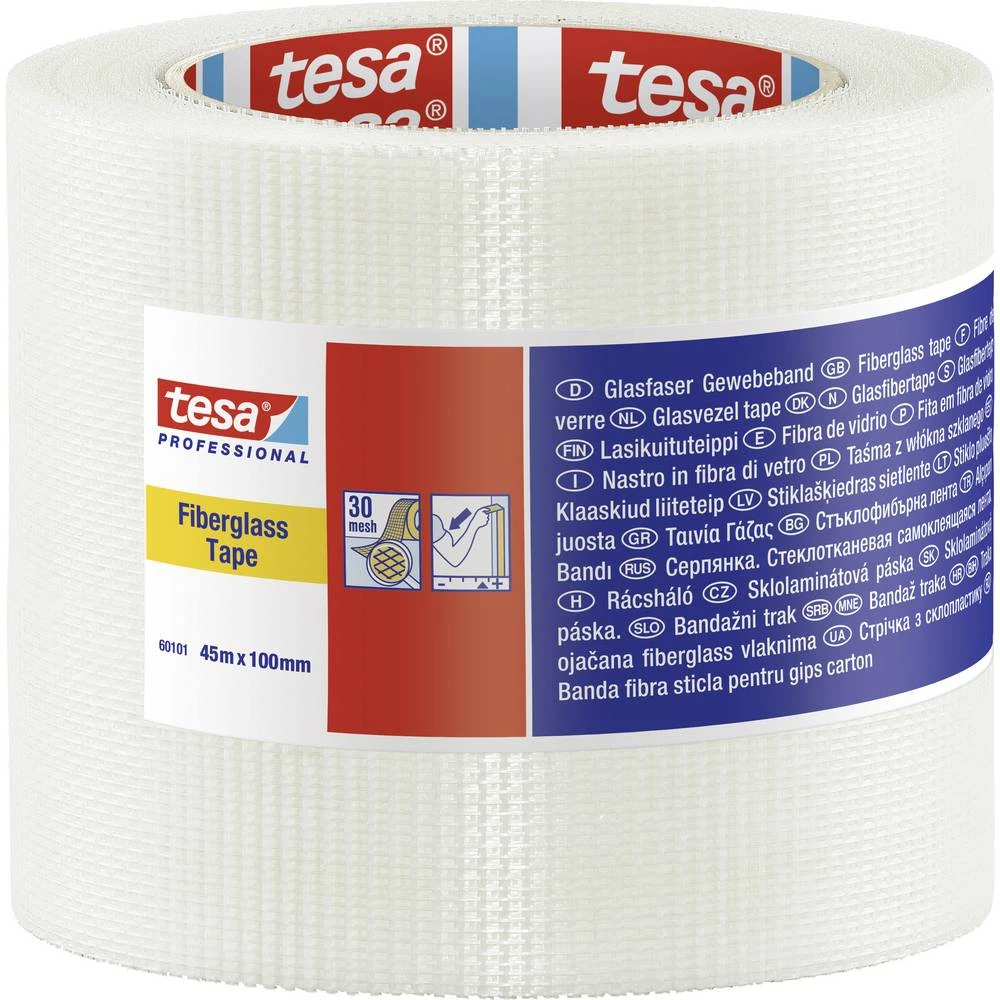 tesa 60101-00003-00 plastificirana ljepljiva traka bijela (D x Š) 45 m x 10 cm 1 St. slika