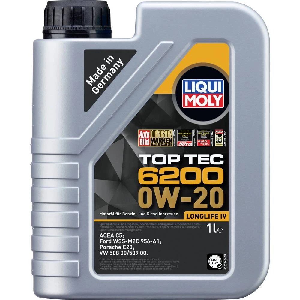 Liqui Moly Top Tec 6200 0W-20 20780 motorno ulje 1 l slika