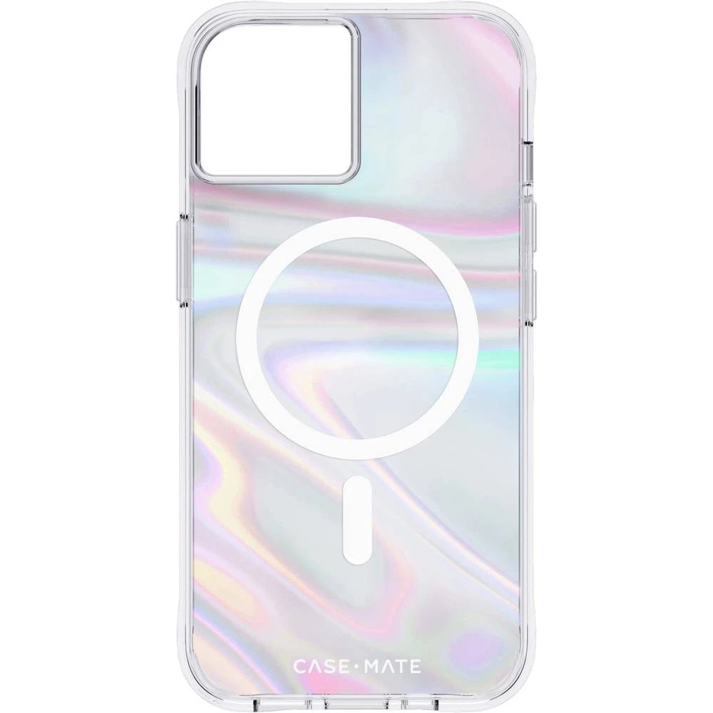 Case-Mate Soap Bubble MagSafe Pogodno za model mobilnog telefona: iPhone 14, iPhone 13, prozirna Case-Mate Soap Bubble MagSafe case Apple iPhone 14, iPhone 13 prozirna slika