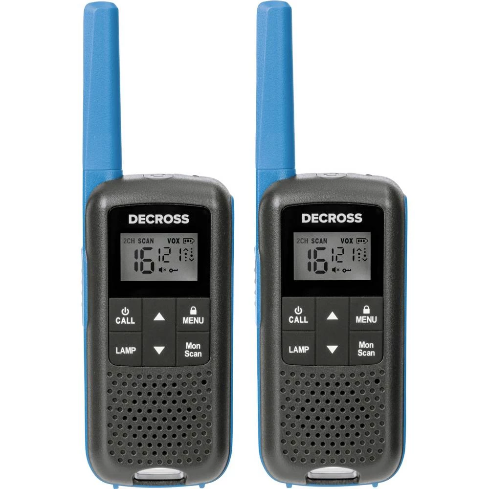 DECROSS DC63 Blau 2er-Set DC6314104302000 PMR ručna radio stanica slika
