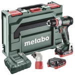 Metabo PowerMaxx BS 12 BL Q Pro 601045920 akumulatorska bušilica 12 V 4 Ah Li-Ion uklj. 2 akumulatora, uklj. punjač, bez četkica