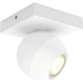 Philips Lighting Hue LED stropni reflektori 871951433922400 Hue White Amb. Buckram Spot 1 flg. weiß 350lm inkl. Dimmsch slika