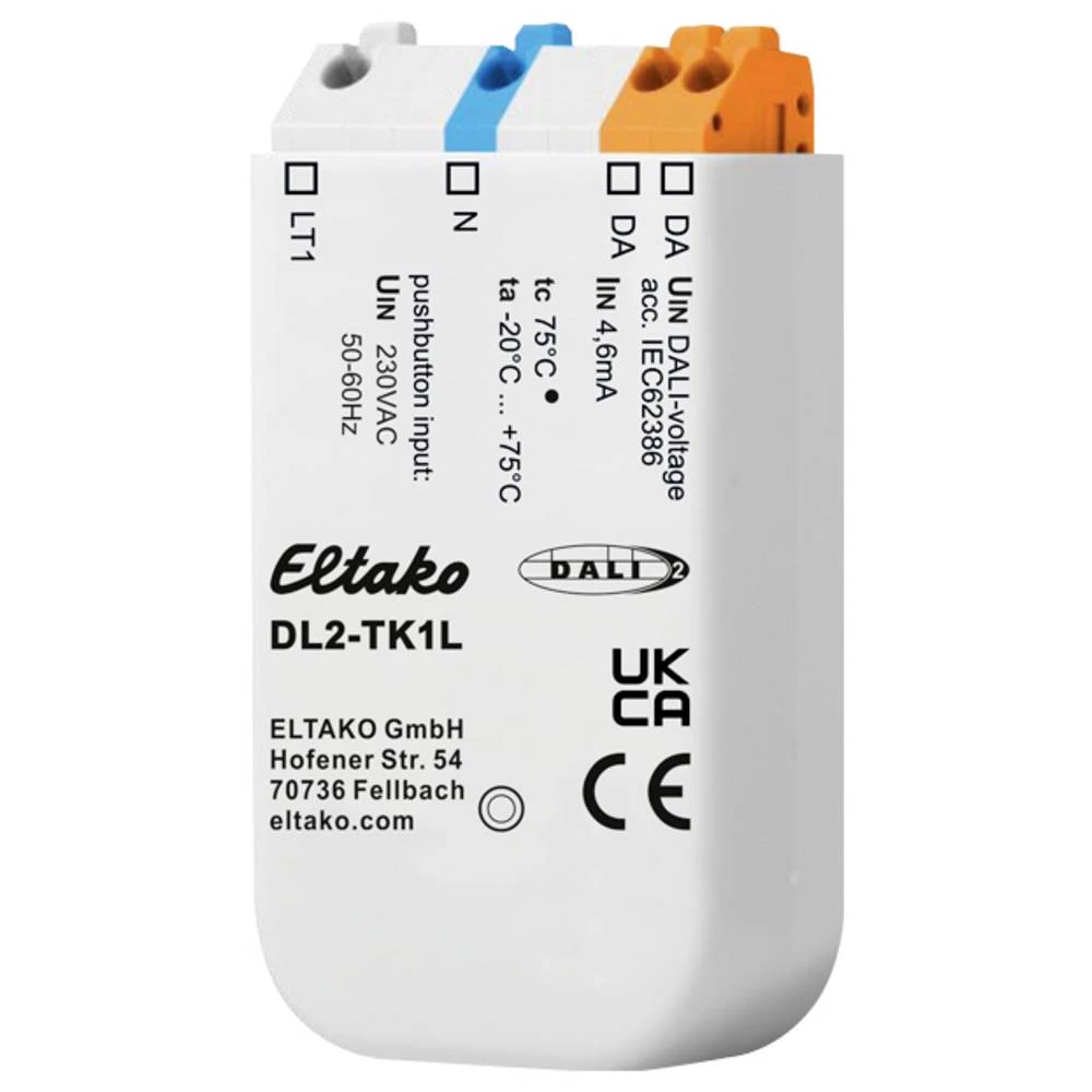 DL2-TK1L Eltako DALI spojnica s gumbom podžbukna slika
