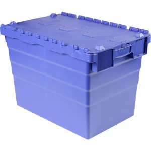 Kutija s poklopcem sa šarkom (Š x V x d) 600 x 416 x 400 mm Plava boja VISO DSW 5541 1 ST slika