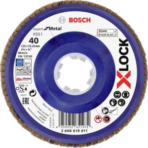 Bosch Accessories 2608619811 X551 lepezasta brusna ploča promjer 115 mm Promjer bušotine 22.23 mm  1 St. slika