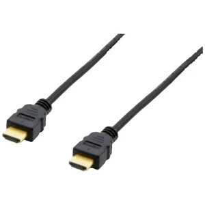 Equip HDMI priključni kabel HDMI A utikač 20 m crna 119375 pozlaćeni kontakti HDMI kabel slika