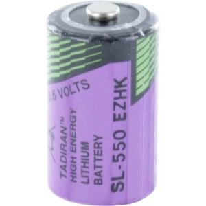 Specijalne baterije 1/2 AA Pogodan za visoke temperature Litijev Tadiran Batteries SL 550 S 3.6 V 900 mAh 1 ST slika