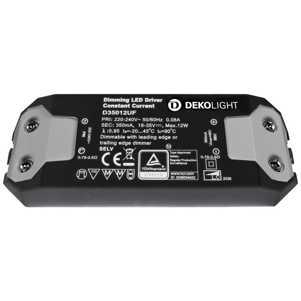 Deko Light Basic DIM CC led transformator  konstantna struja 12 W 350 mA 18 - 35 V slika