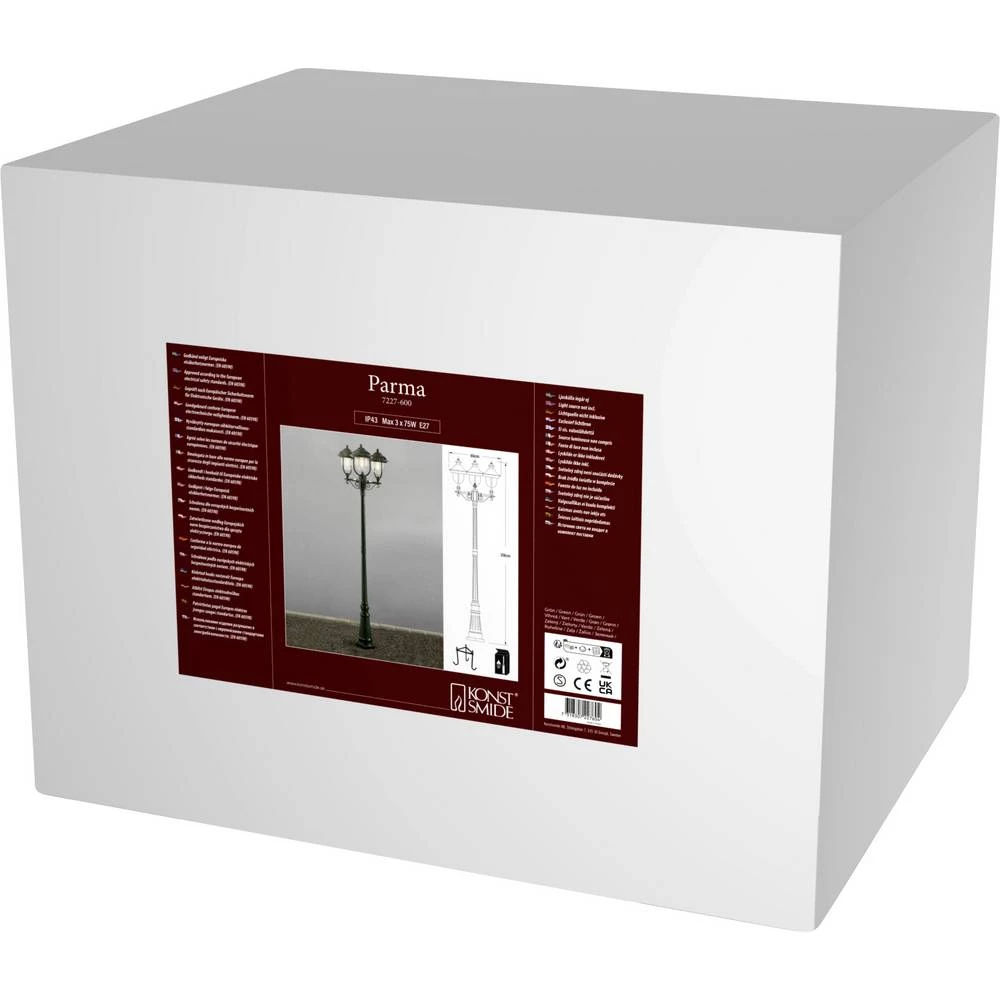 Konstsmide 7227-600 Parma vanjska podna lampa E27 225 W zelena slika