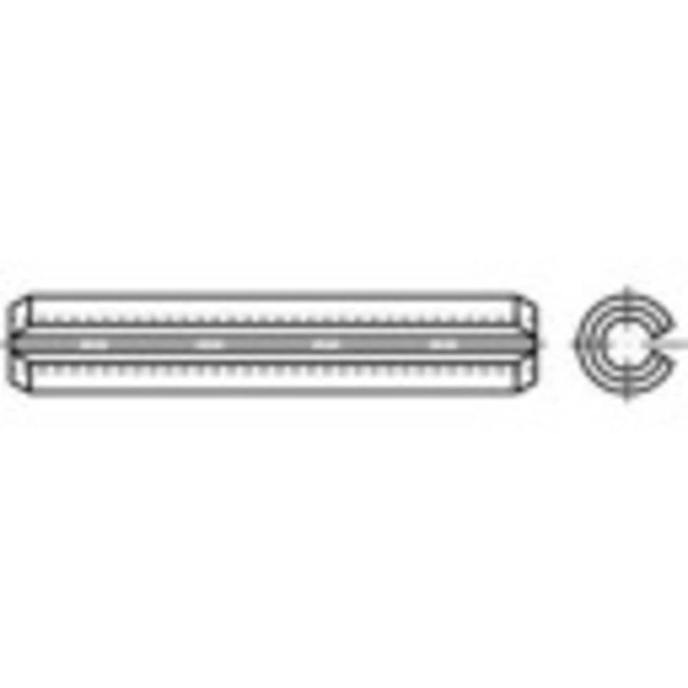 TOOLCRAFT   stezni tuljci (Ø x D) 2.5 mm x 24 mm čelik za opruge  200 St. slika